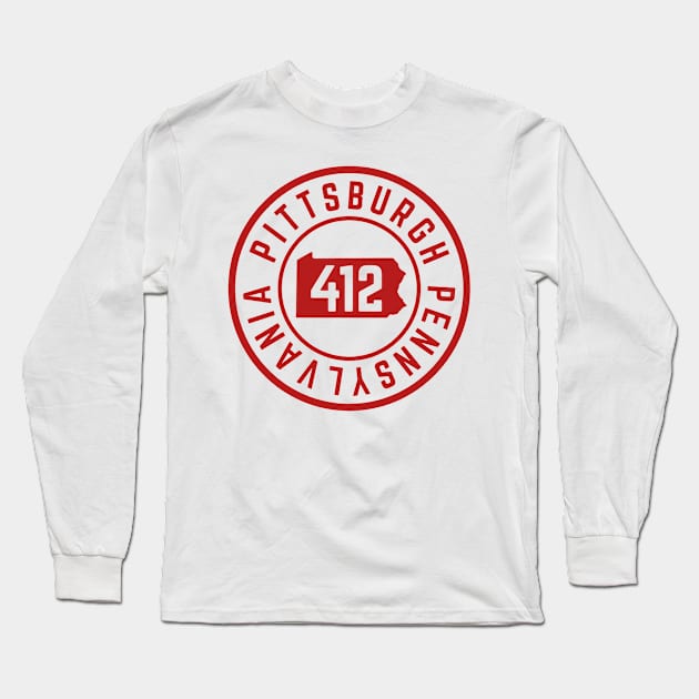 412 Long Sleeve T-Shirt by Otmr Draws